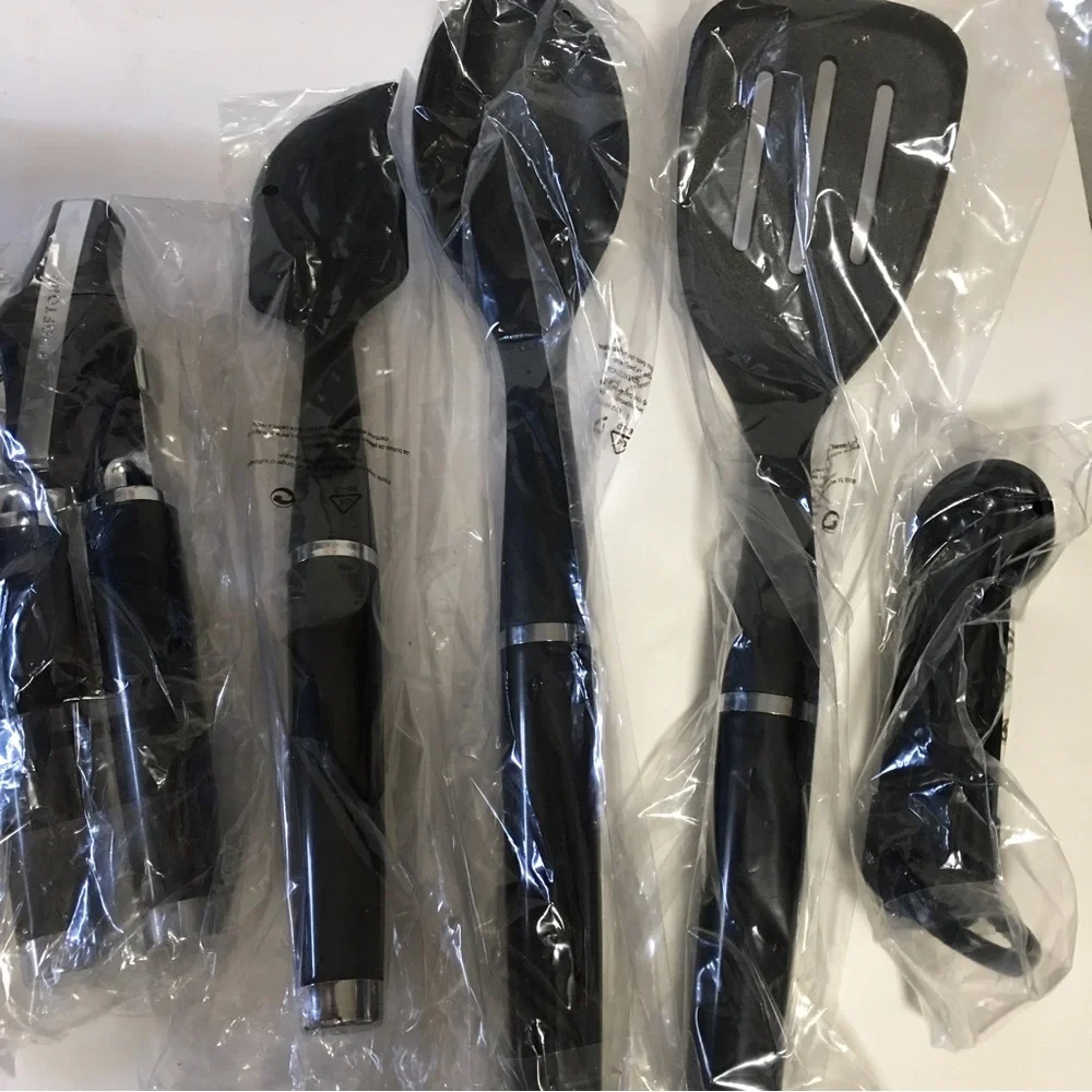 NIB Crofton New In Box PBA FREE 15 Pc Kitchen Tool Set Black Dishwasher …